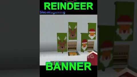 Minecraft: Reindeer Banner #1