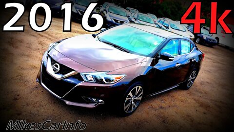 2016 Nissan Maxima SV - Ultimate In-Depth Look in 4K