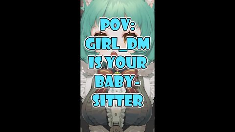 @girldm Babysits For @PorcelainMaid #shorts