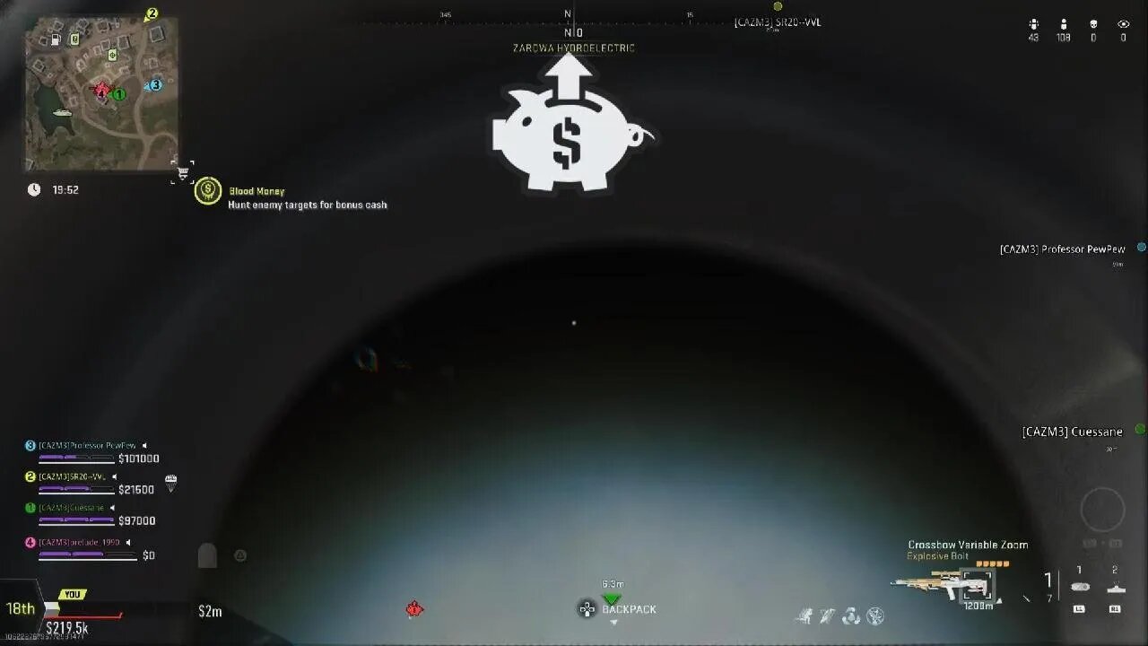 Team wipe with crossbow lol