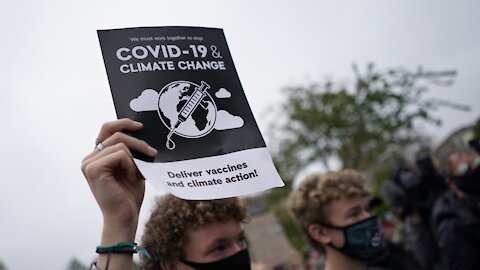 Protesters Gather Near G-7 Summit