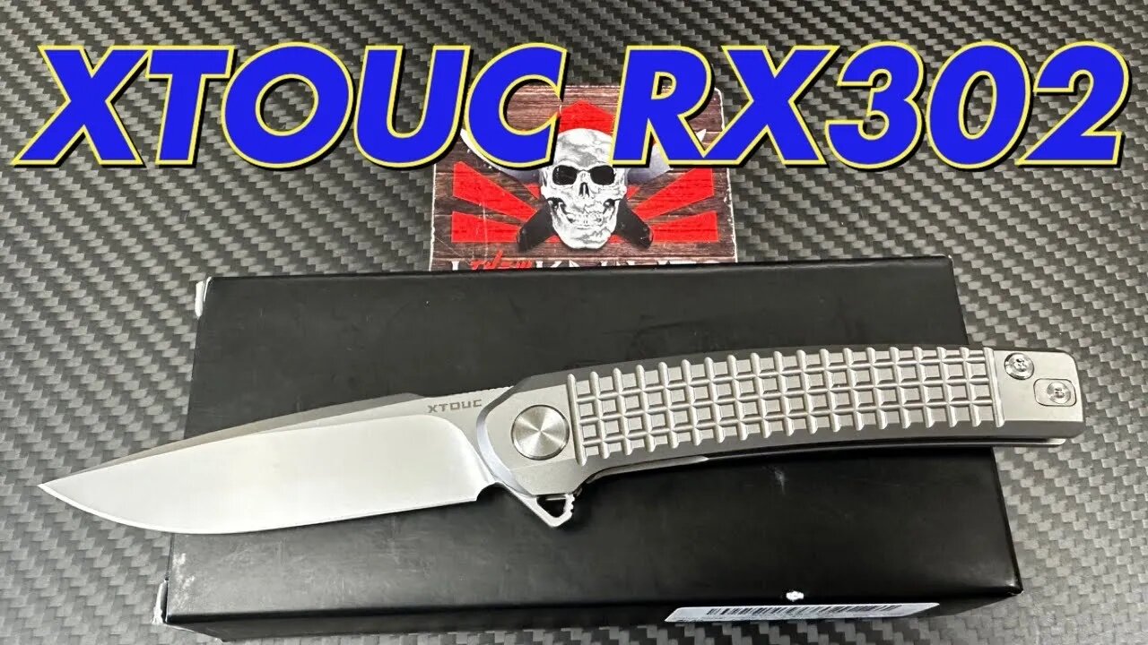 XTOUC RX302 titanium flipper with M390 blade !