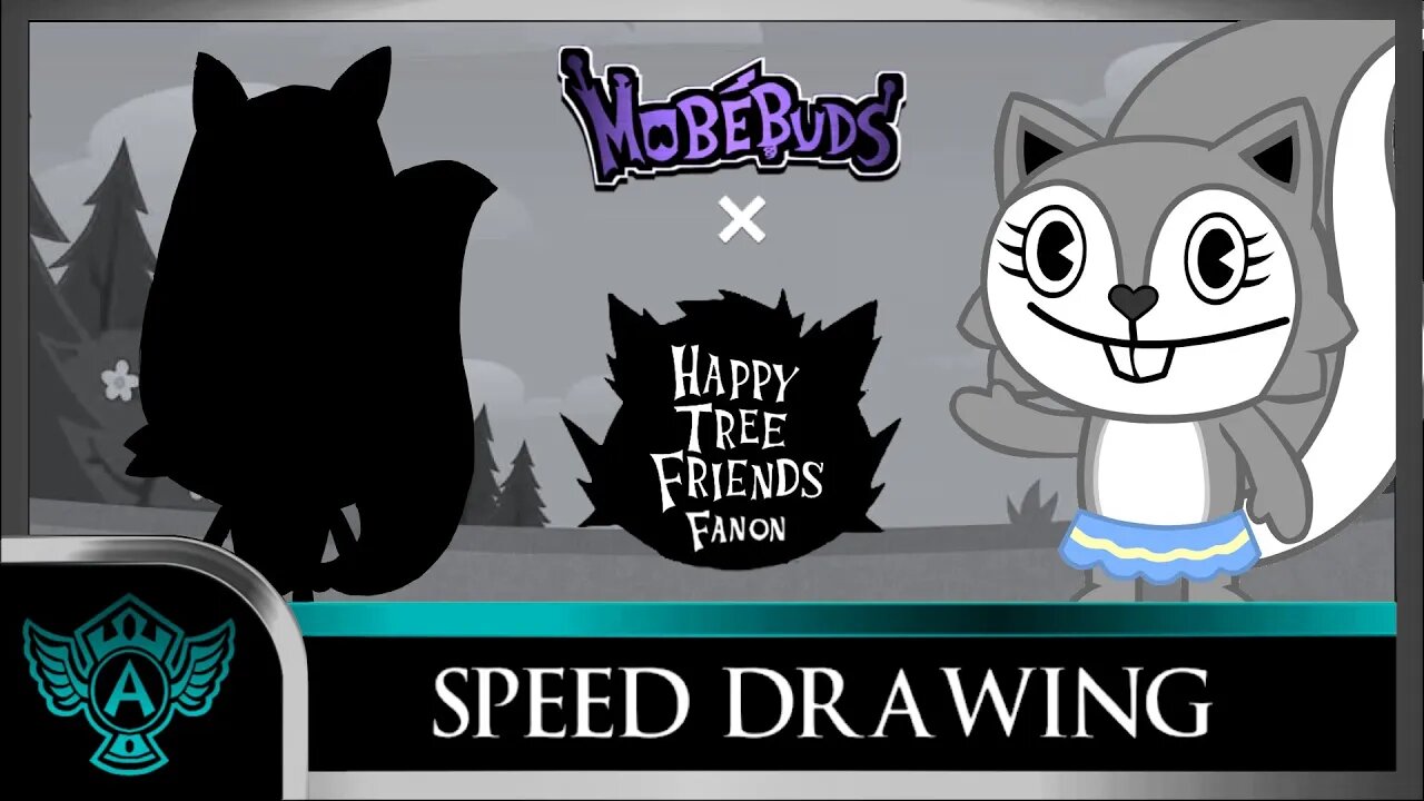 Speed Drawing: Happy Tree Friends Fanon - Maggie | Mobebuds Style