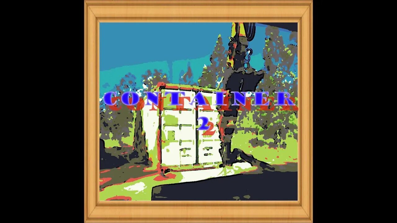 Container 2 moved to the shed #shedlife #farm #offgridhomestead #offgridlife #offgrid #excavator