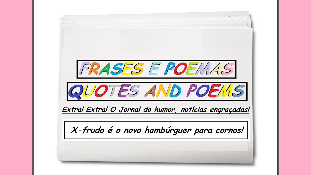 Notícias engraçadas: X-frudo é o novo hambúrguer para cornos! [Frases e Poemas]