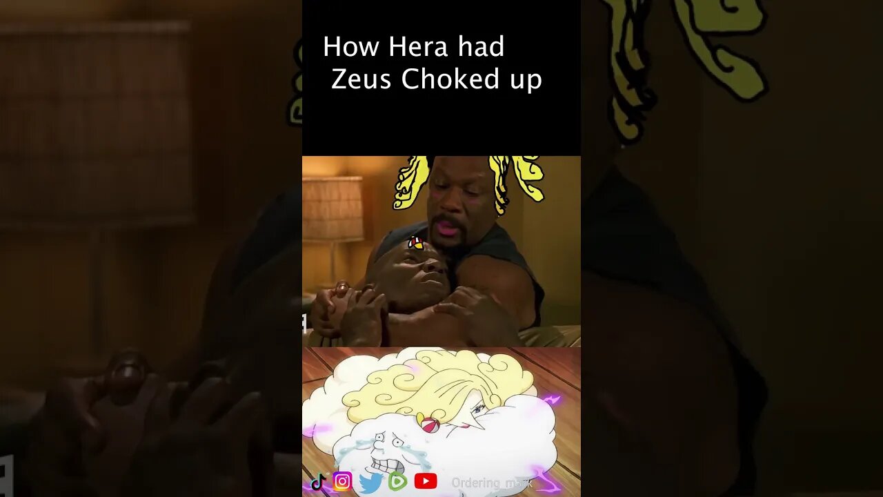 How Zeus got Choked by Hera #shorts