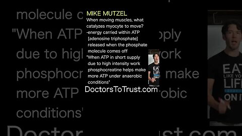 MIKE MUTZEL: Creatine...during high intensity exercise restores potassium, magnesium, sodium