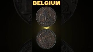 Belgium 2 Centimes 1905.#shorts #coinnotesz #viral #trending