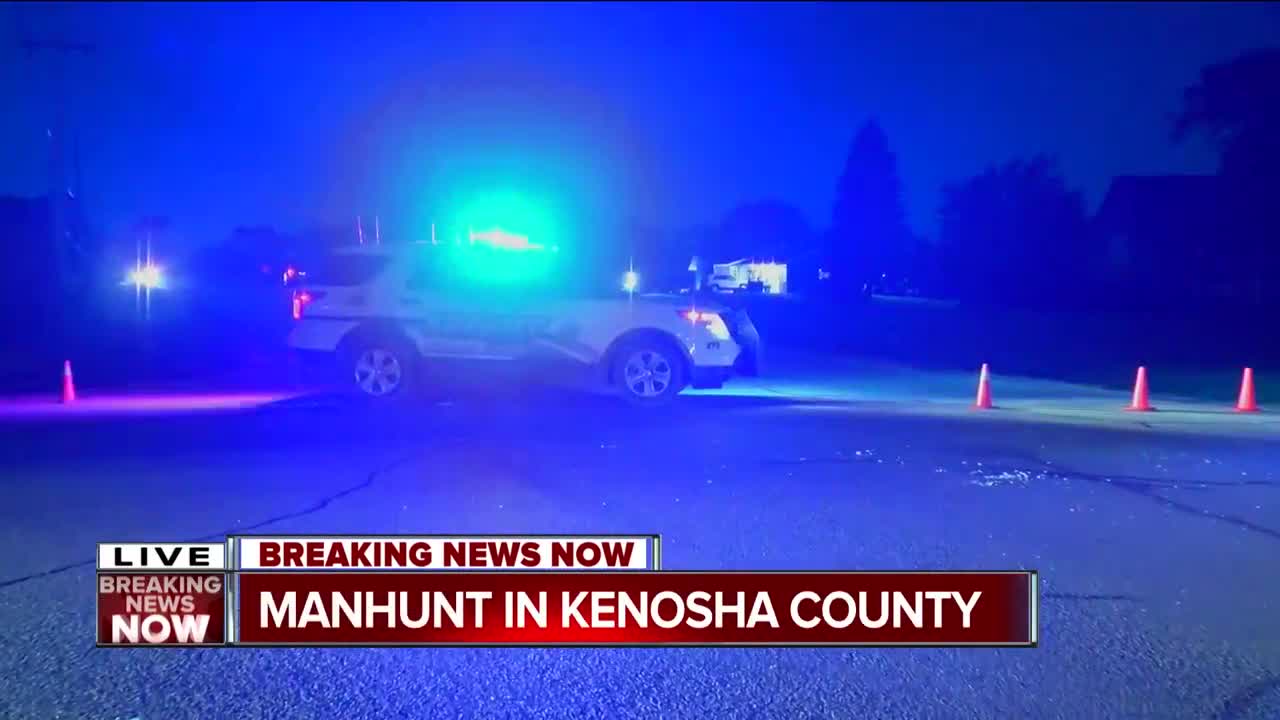 BREAKING: Manhunt underway in Kenosha County for burglars