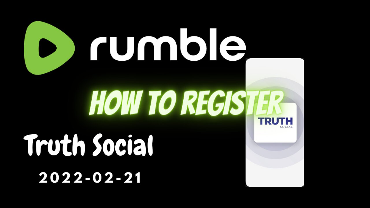 Truth Social - how to register