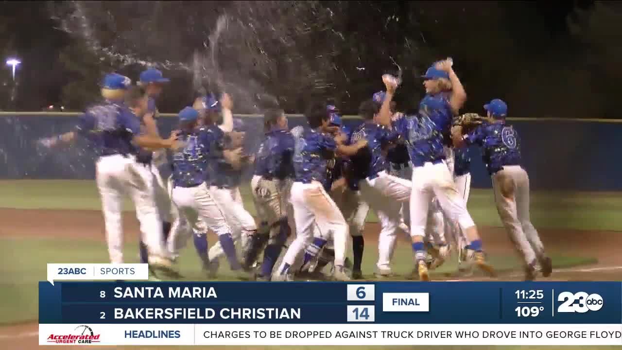BCHS baseball wins valley championship 14-6 in comeback effort over Santa Maria