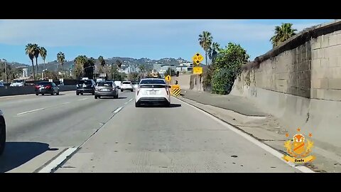 I-10 Exit Santa Monica Blvd. Los Angeles California