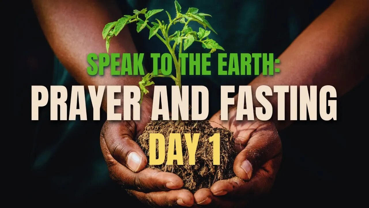 DAY 1: "Speak to the Earth" LIVE Prayer Marathon | Dr. Francis Myles