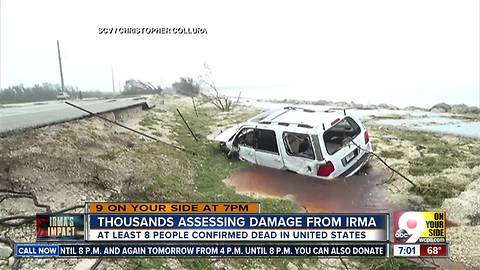 Thousands assessing damage from Irma