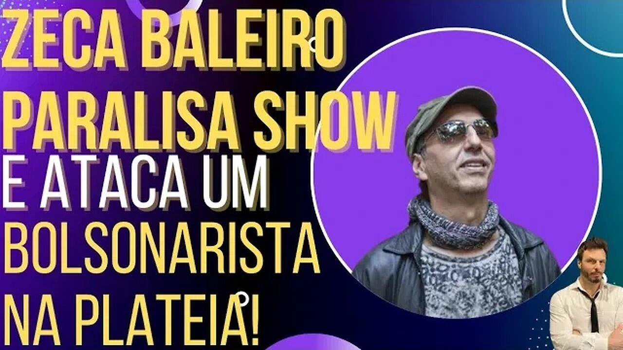 Zeca Baleiro interrompe show e vai pra cima de um bolsonarista na plateia!