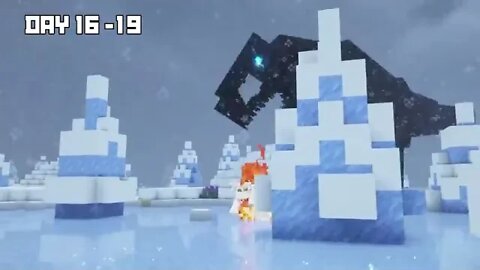 I Survived 100 DAYS as a YETI in HARDCORE Minecraft!
