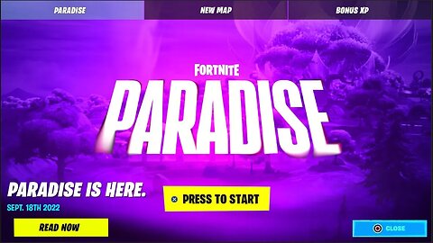 Welcome To Paradise: Fortnite Season 4