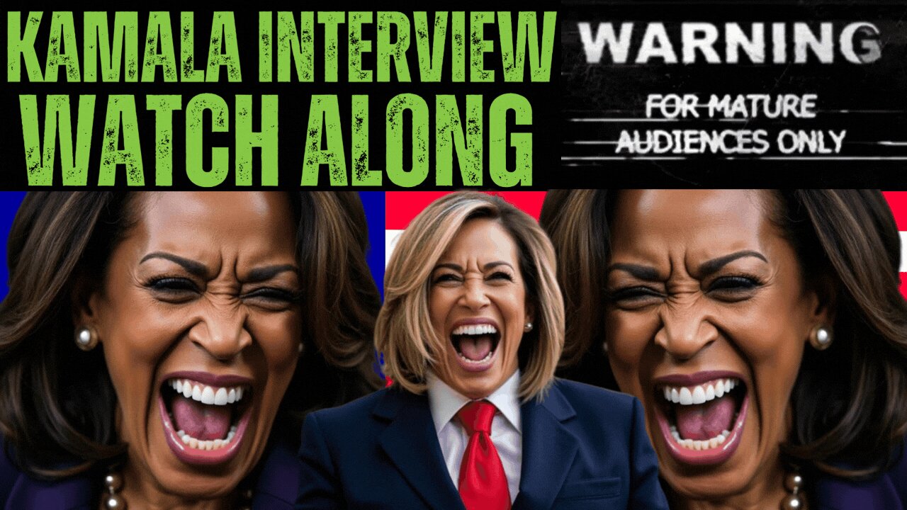 Kamala Interview | End of the World Watch Along | LIVE STREAM | 2024 Election