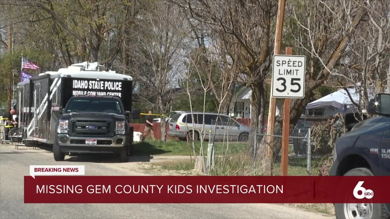 ISP: Coroner on scene where police are investigating 3 missing children