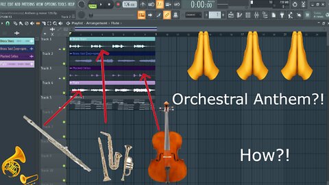 Orchestral Anthem Melody-FL Studio Tutorial-How to make melodies From scratch