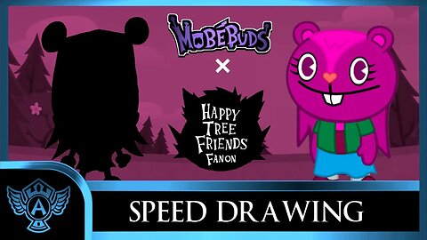 Speed Drawing: Happy Tree Friends Fanon - Delly | Mobebuds Style