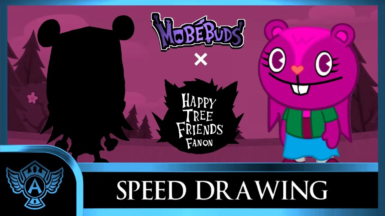 Speed Drawing: Happy Tree Friends Fanon - Delly | Mobebuds Style