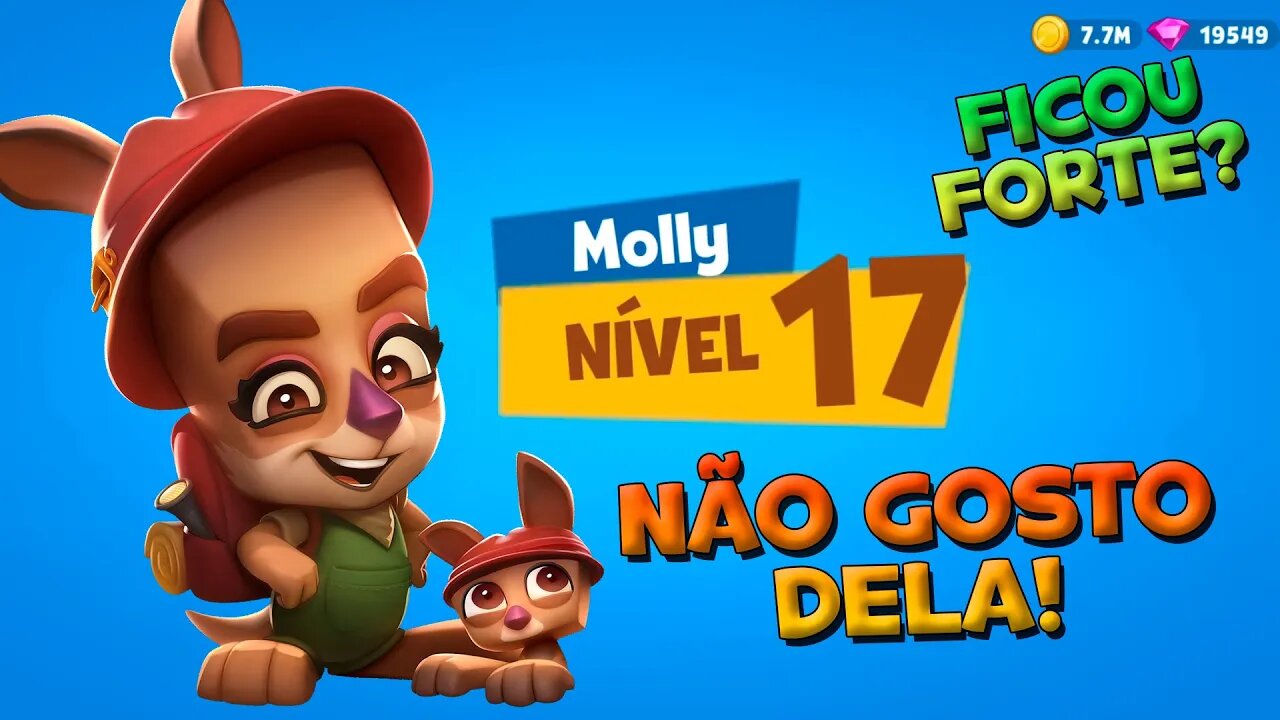 Pior Personagem? MOLLY NIVEL 17 AGORA ELA FICOU FORTE? ZOOBA