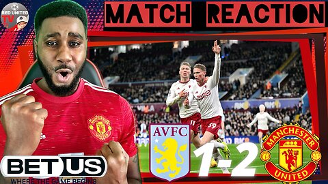 ASTON VILLA 1-2 MANCHESTER UNITED | FAN REACTION | Premier League - Ivorian Spice Reacts