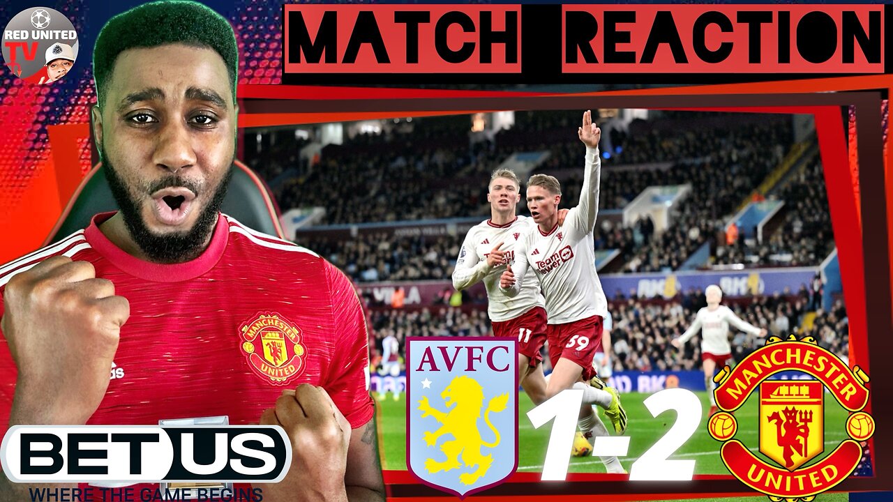 ASTON VILLA 1-2 MANCHESTER UNITED | FAN REACTION | Premier League - Ivorian Spice Reacts
