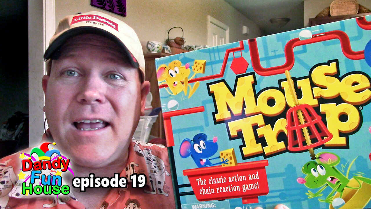 MOUSE TRAP GAME! Unbox, Assemble, Action! - Dandy Fun House episode 19