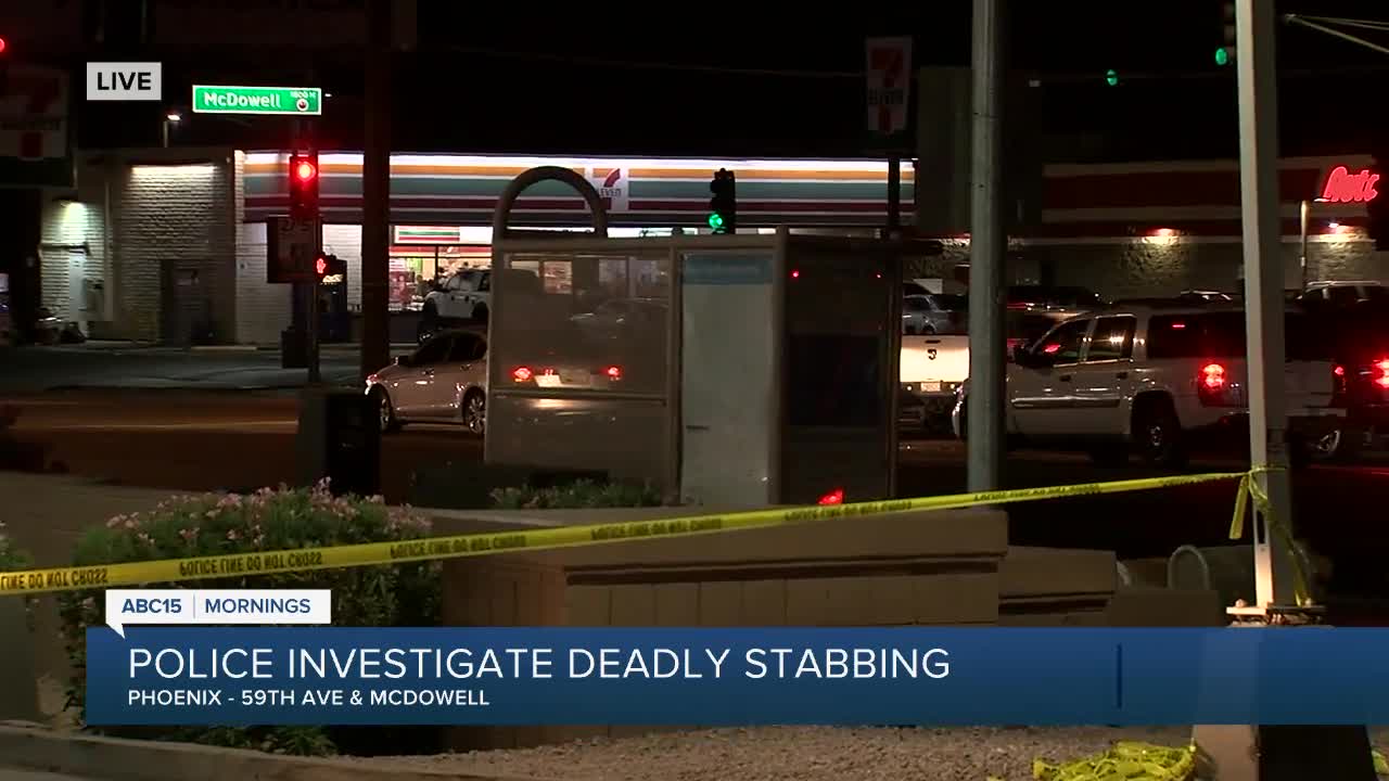 Deadly stabbing at Phoenix bus stop