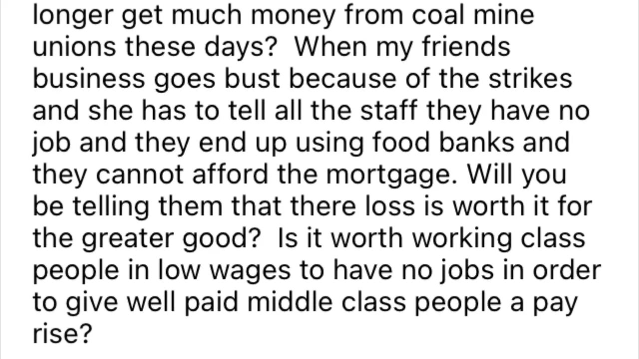 The left wing middle class are happy to sacrifice the working class to get a pay rise