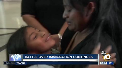 Battle over immigration continues