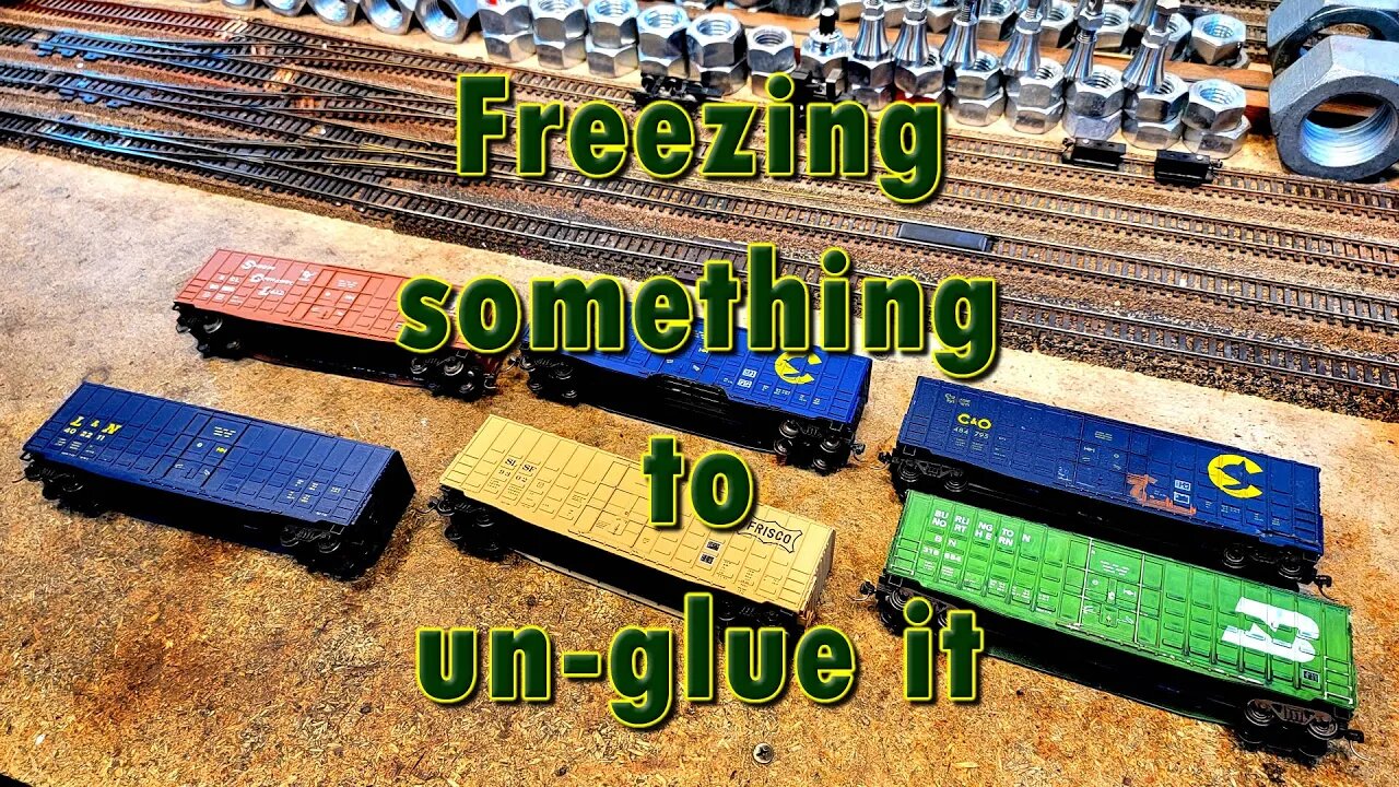 Freezing something to un-glue it