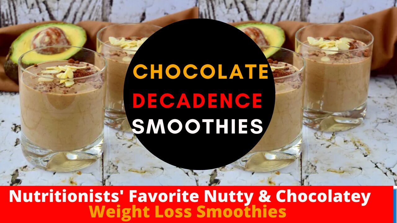 Nutritionists' Favorite Nutty & Chocolatey Weight Loss Smoothies 18 - Chocolate Decadence #shorts