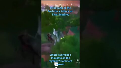 First Look at Attack on Titan Fortnite Mythics Gameplay