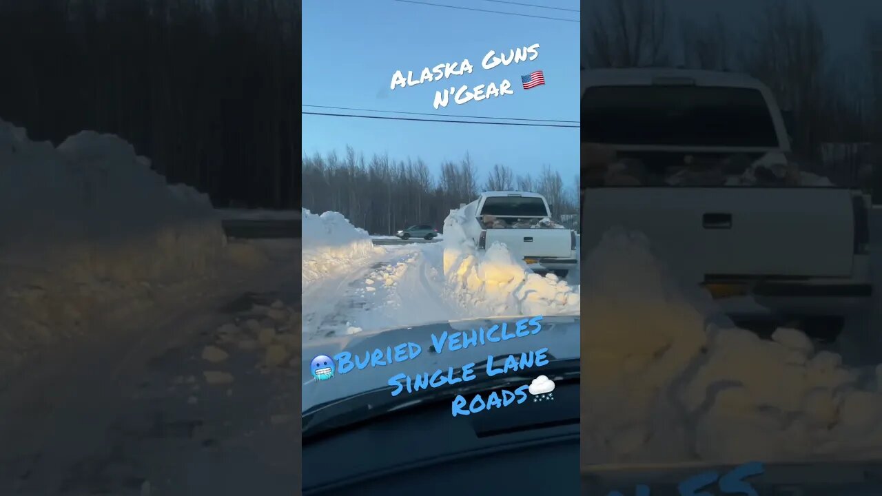 #shorts Chaotic Roads After Blizzard Slams Alaska #trending