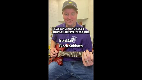 playing minor key guitar songs in major