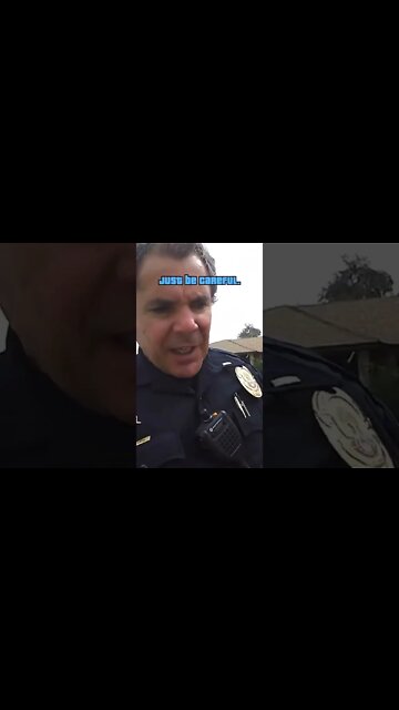 COP LETS BIKE OFF THE HOOK🚔😲🏍