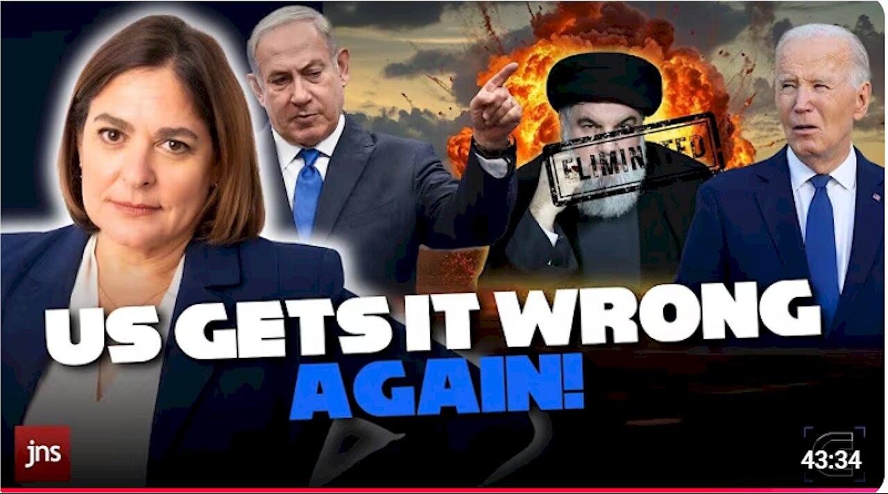 US Admits It Was Wrong About the Middle East Caroline Glick In-Focus