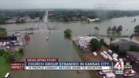 Harvey strands local pastor's family in KC