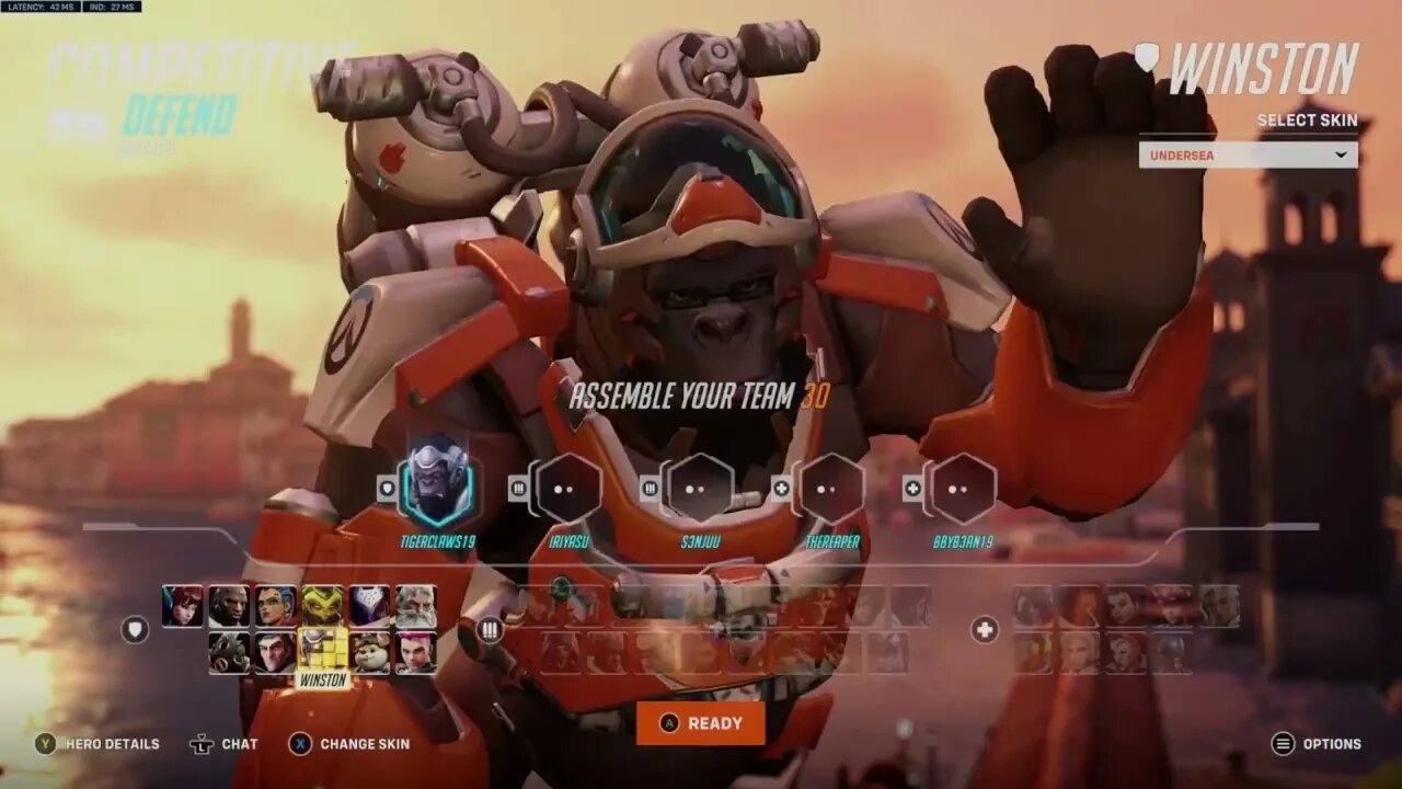 Who was better? Winston or Reinhardt. I think I liked disrupting the backline the most.