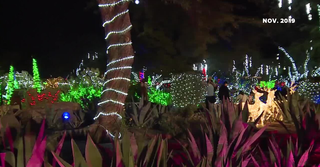 Ethel M Chocolate holds lighting ceremony for Cactus Garden today