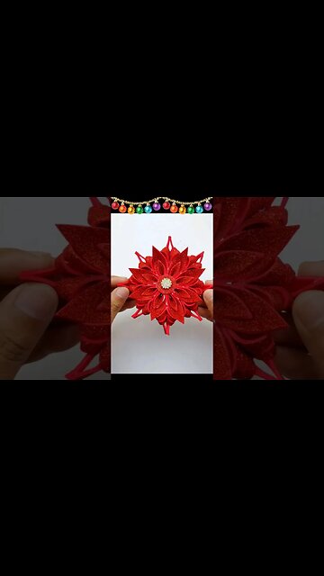 Christmas Crafts 🌲 Handmade Christmas Ornaments 🌲 Glitter Foam Paper Crafts #diy #crafts