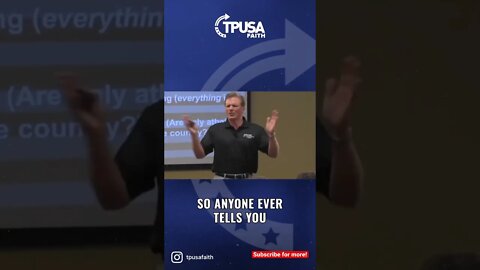 Frank Turek on Christians being involved in politics.