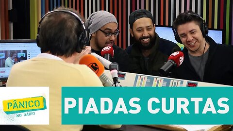 Cia do Stand Up faz rodada de piadas curtas | Pânico