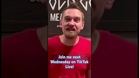 Join me next Wednesday on TikTok Live! 7/12 #mead