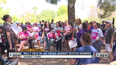 People across the country rally against Trump Supreme Court nominee