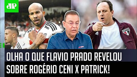 "É INFORMAÇÃO! O Rogério Ceni NÃO QUER MAIS o Patrick no São Paulo e..." Flavio Prado faz REVELAÇÃO!