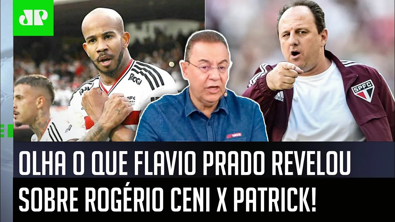 "É INFORMAÇÃO! O Rogério Ceni NÃO QUER MAIS o Patrick no São Paulo e..." Flavio Prado faz REVELAÇÃO!